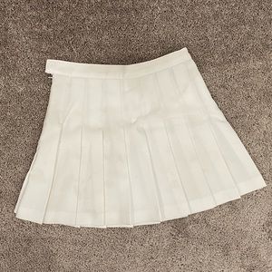 Los Angeles Apparel White Tennis Skirt